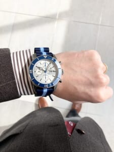 自然のことも考えたブライトリングスーパーオーシャンヘリテージの画像